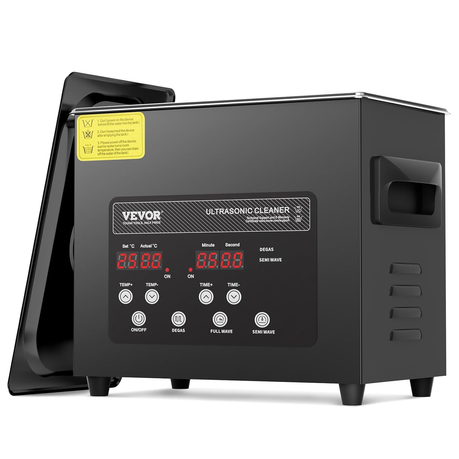 VEVOR 3L Ultrasonic Cleaner for Jewelry, Glasses, and More