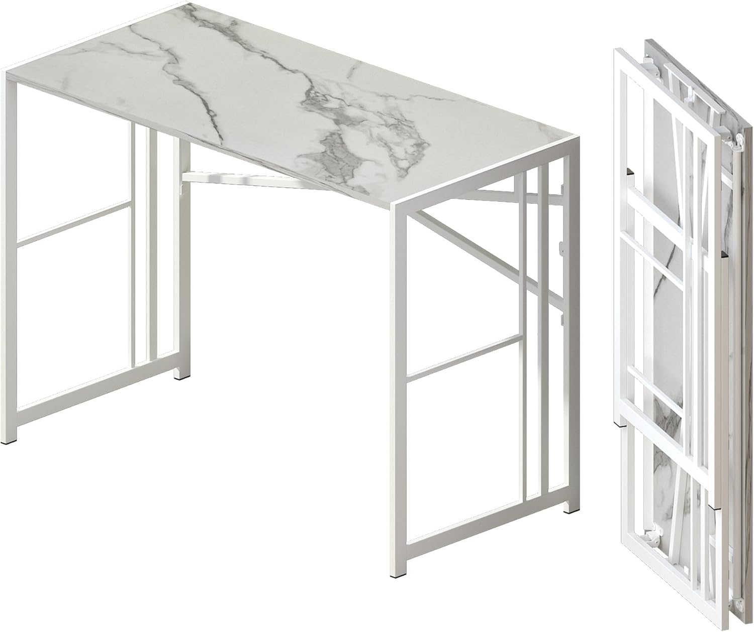 Folding Computer Desk for Home Office and Gaming Needs