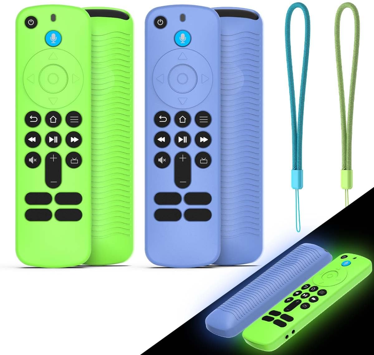 Anti-Slip Silicone Case Duo for FireTV Stick 4K - Shockproof Protection