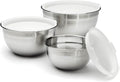 Cuisinart Mixing Bowl Set Stainless Steel, 3-Piece - Durable Nesting