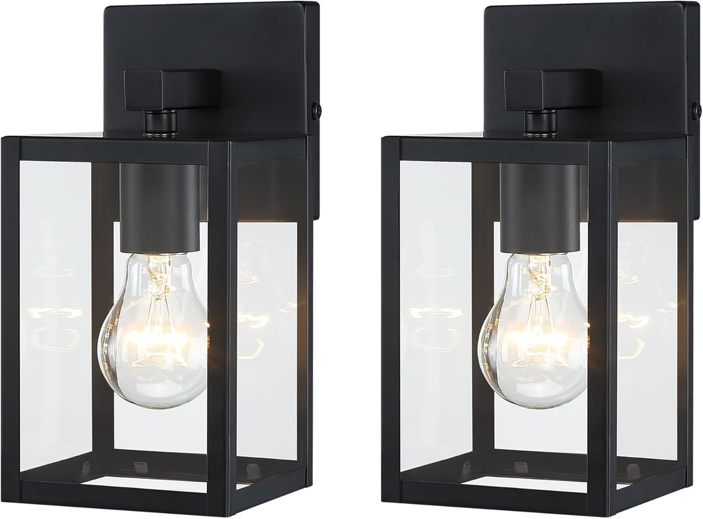 2 Pack Small Outdoor Sconce Lights for Modern Home Decor