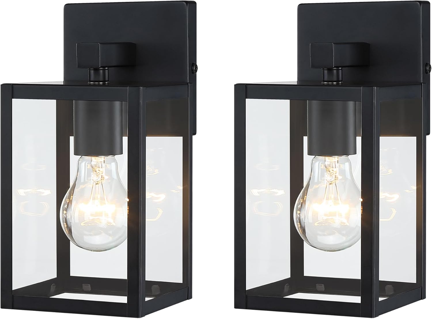 2 Pack Small Outdoor Sconce Lights for Modern Home Decor
