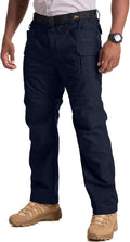Men's Flex Stretch Tactical Cargo Pants - Lightweight Durable Fit