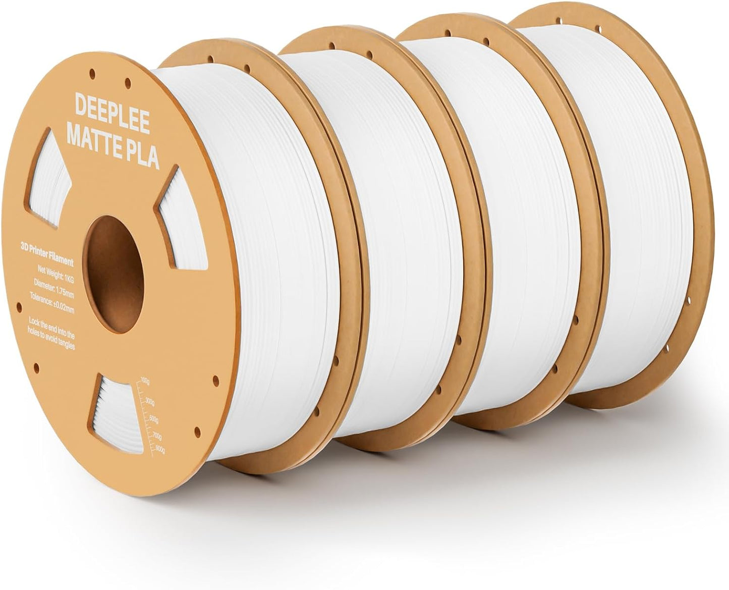 DEEPLEE Matte PLA Filament 1.75mm for 3D Printing Projects