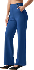 Willit Women's Wide Leg Dress Pants High Waisted - Stretch Work Slacks