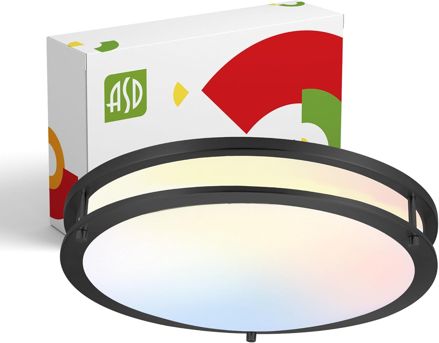 ASD LED 16in Round Flush Mount Lighting for Any Room