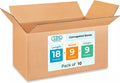 Long Moving & Shipping Boxes 18x9x9 in (10-Pack) - Heavy Duty Long