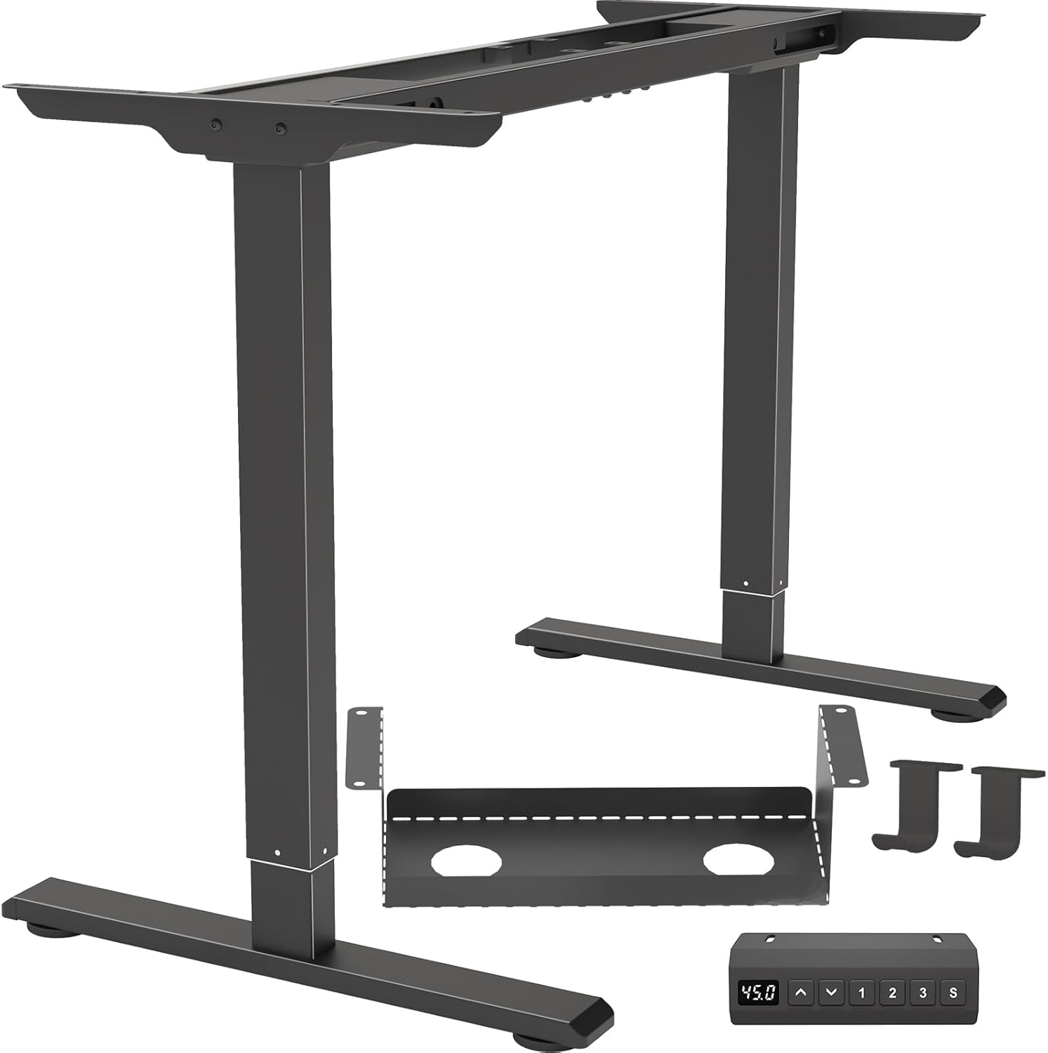 Dual Motor Standing Desk Frame with Adjustable Electric Legs