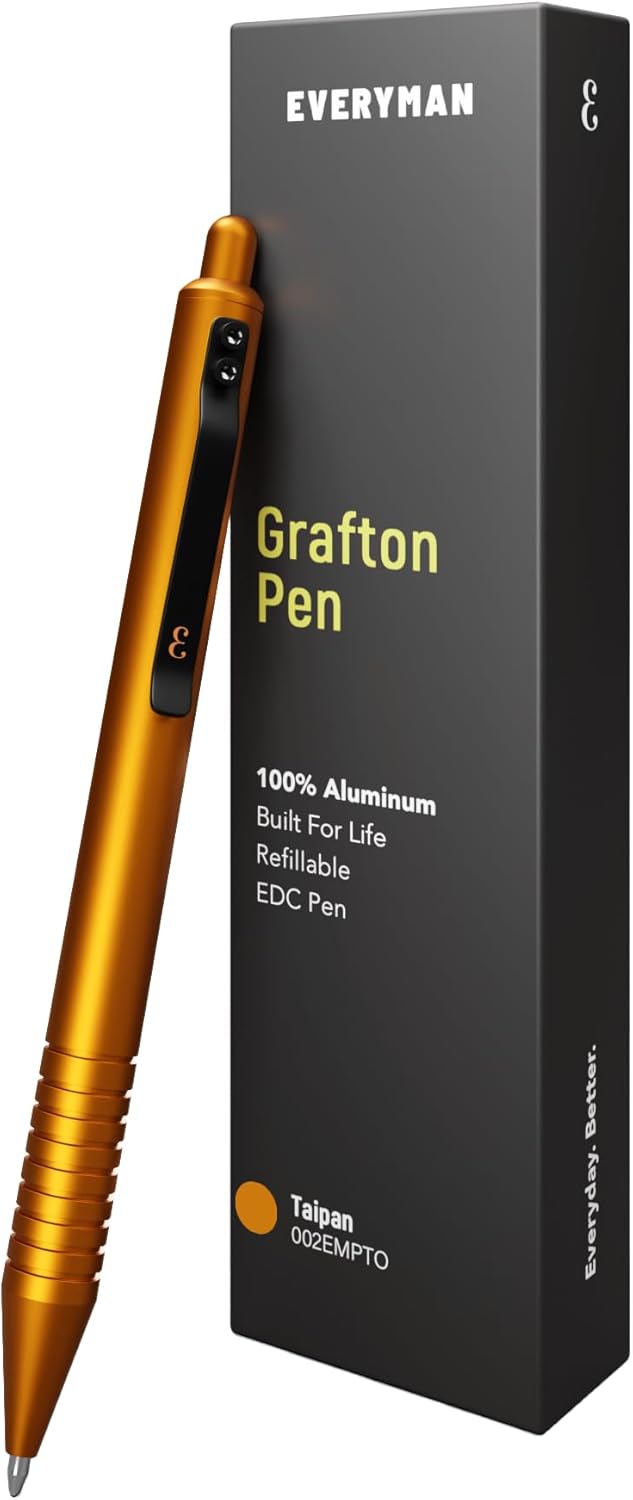 Everyman Grafton Full Click Refillable Pen for Daily Use