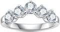 Moissanite Eternity Ring D Color VVS1 Round Brilliant - Lasting