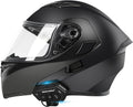 Motorcycle Bluetooth Modular Helmet DOT FMVSS-218 Approved - Flip Up