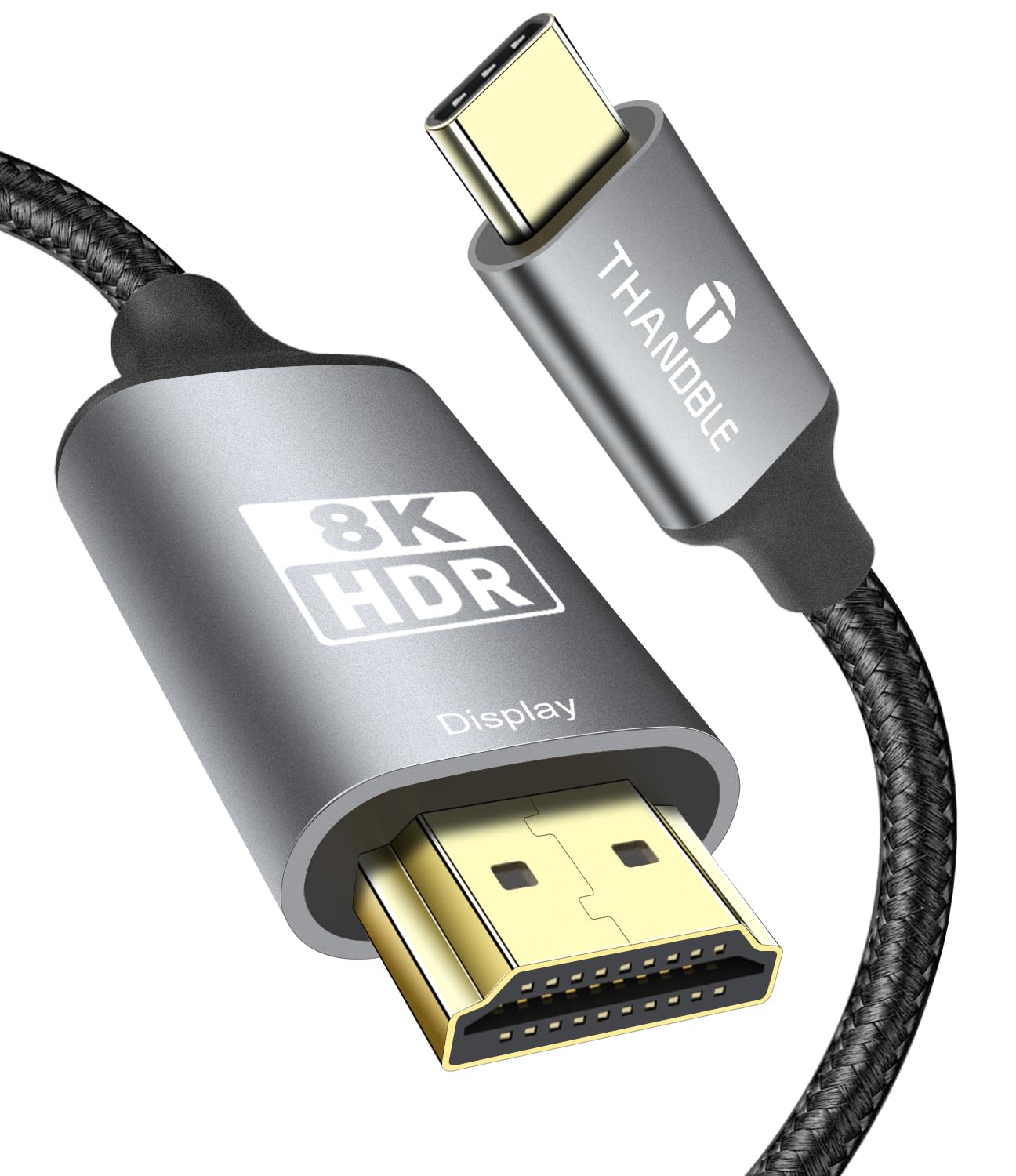8K@60Hz HDMI Cable Thunderbolt 4 MacBook XPS ThinkPad iPhone