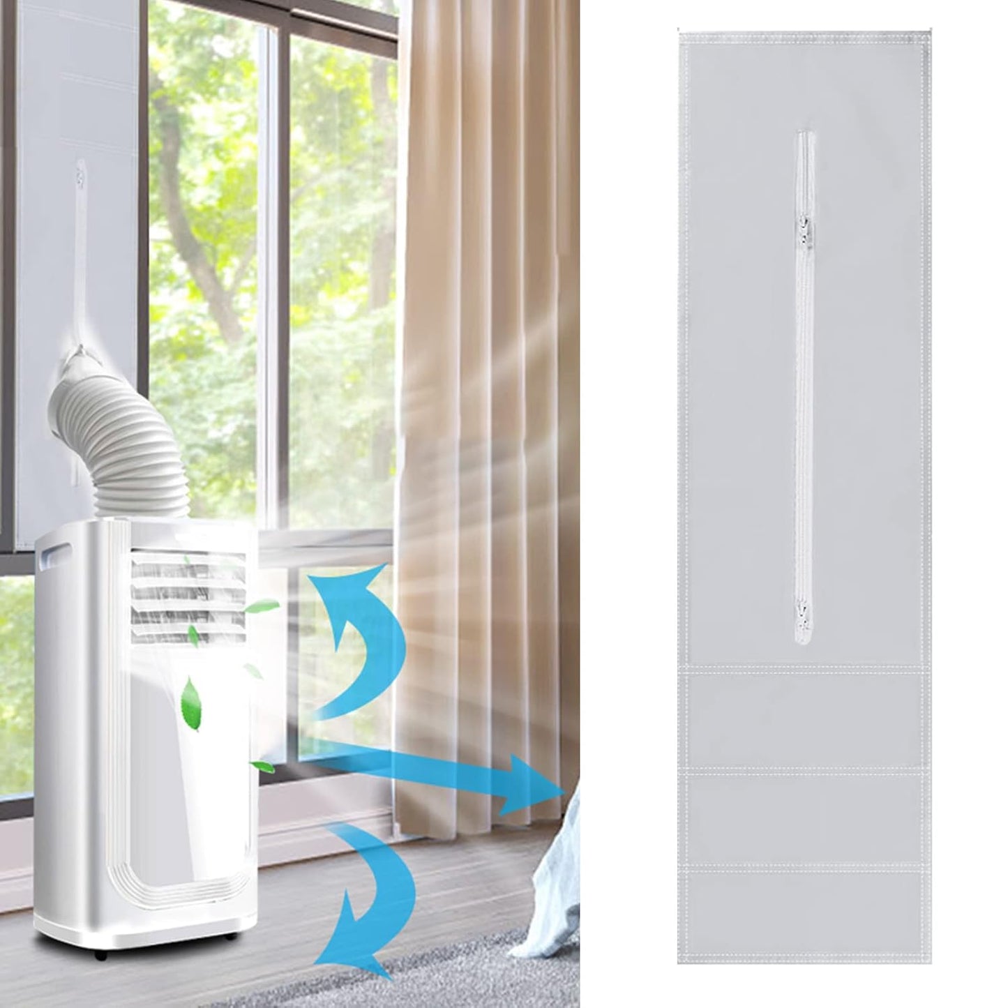 Hyuduo White Window Seal - Waterproof & Portable