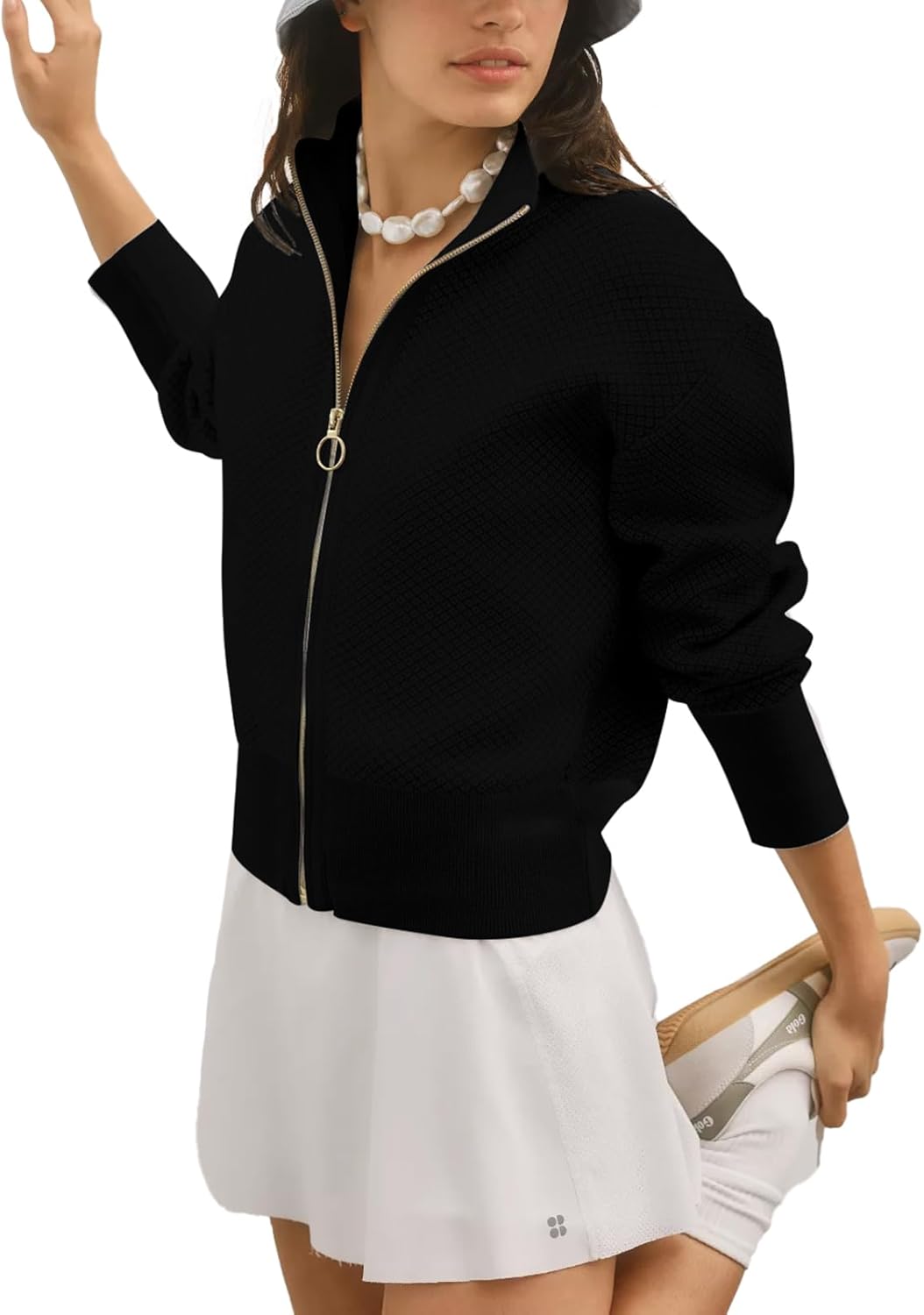 SuperPrity Cardigan Sweaters for Women Long Sleeve Zip Up