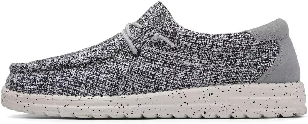 Men's Casual Canvas Loafers: Lightweight, Comfortable Shoes