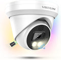 VIKYLIN 8MP Full Color PoE Turret Camera - 4K Night Color Security