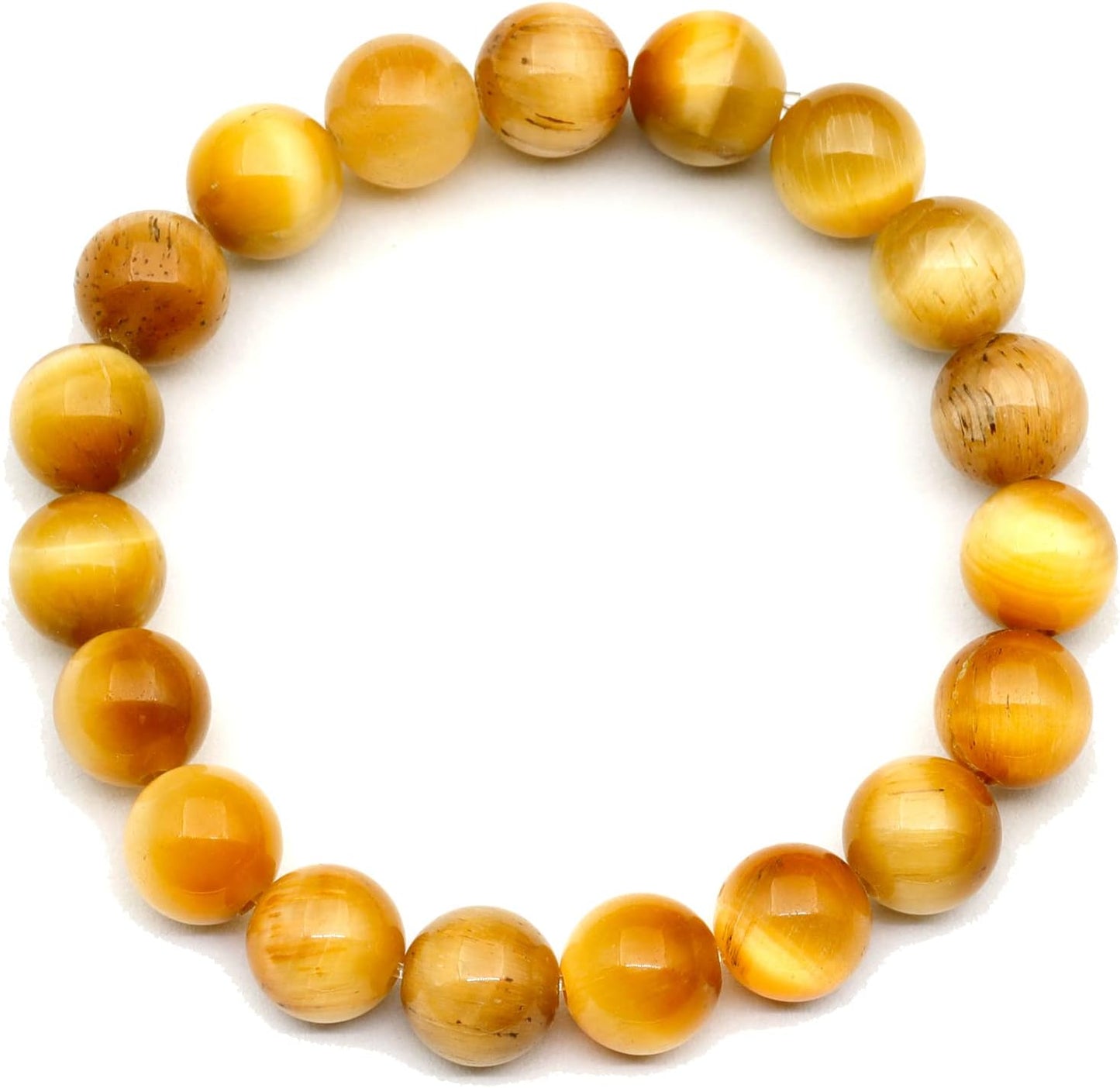Natural Fluorite Beaded Stretchy Bracelet for Healing and Style