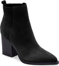 Imily Bela Womens Ankle Boots Pointed Toe Chunky Mid Heeled Booties 3