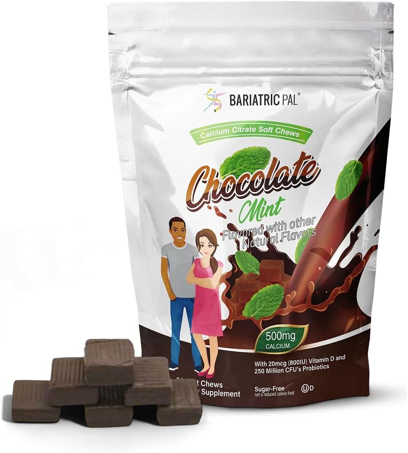 BariatricPal Sugar-Free Calcium Citrate Soft Chews for Health