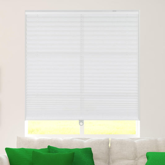 Calyx Interiors Pleated Fabric Window Shade, Cordless 36in W x 60in H