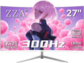 ZZA 27 in White Curved Gaming Monitor - 300Hz Smooth Visuals