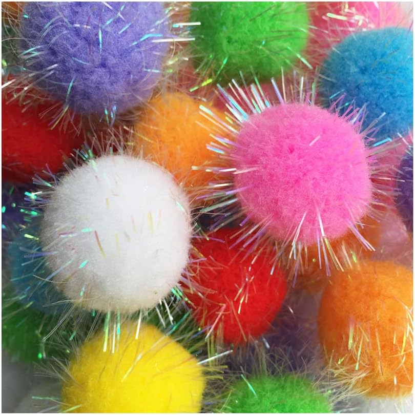 20PCS Extra Large Glitter Cat Toy Set by RIMOBUL ~ 35 characters