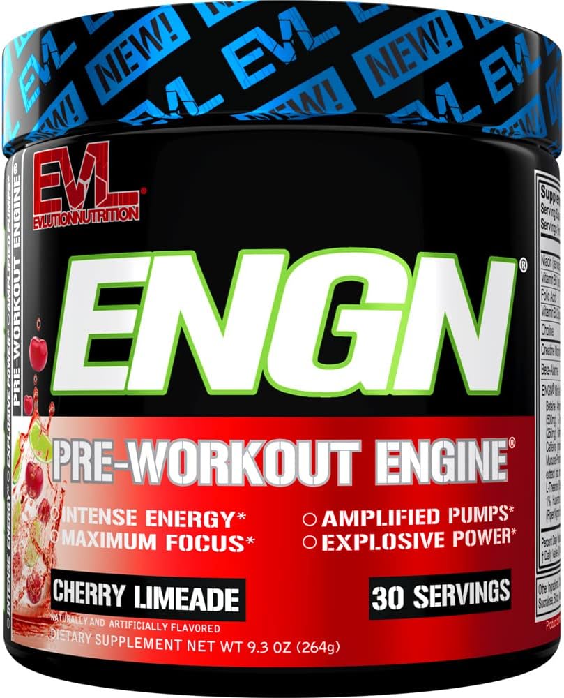 EVL Intense Pre Workout with Creatine for Lasting Energy