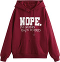 SHENHE Hooded Sweatshirt: Stylish slogan print