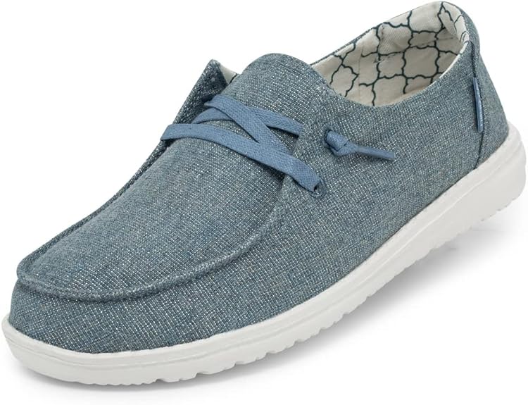 Hey Dude Girl's Wendy Youth Disco Comfortable Lace Up Loafers