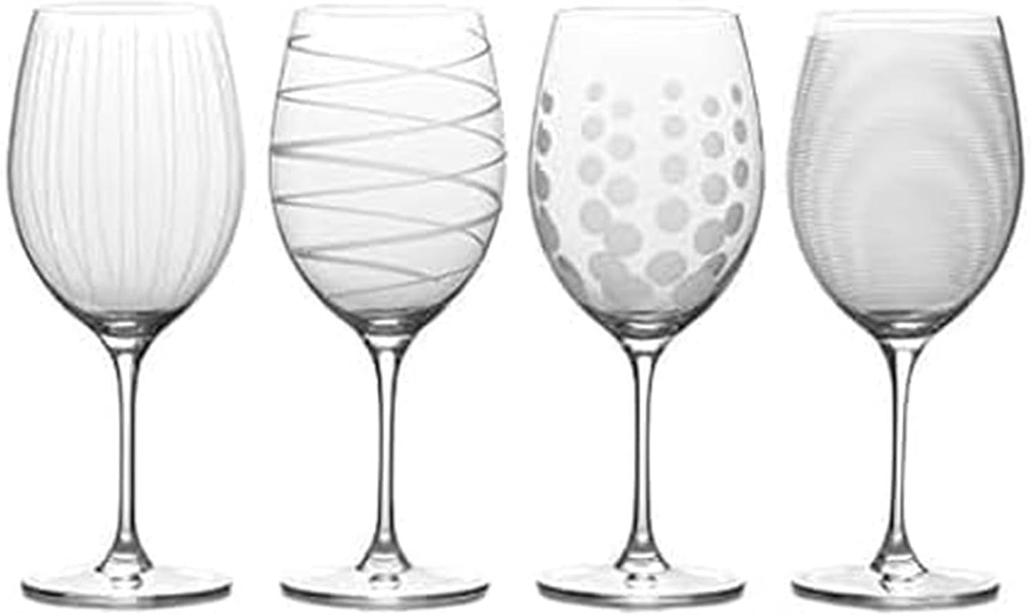 Mikasa Cheers Bordeaux Wine Glass Set of 4 for Celebrations