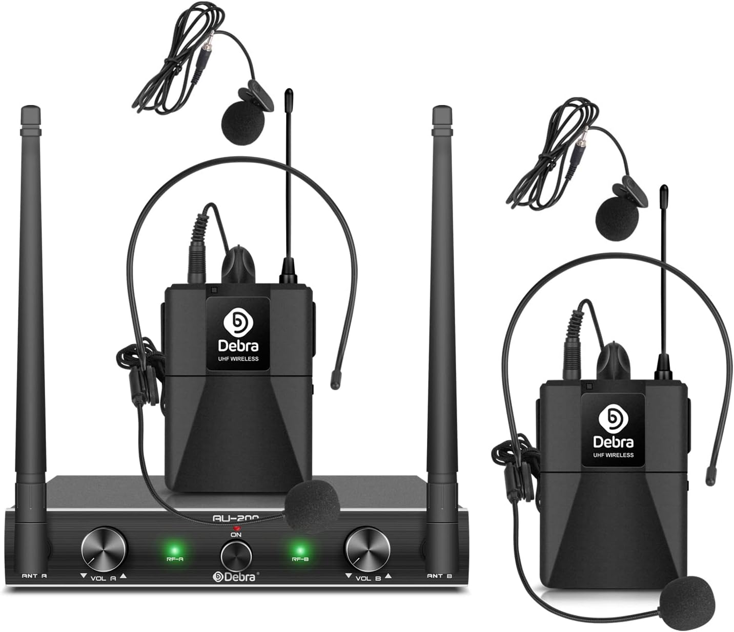 D Debra Audio AU200 Pro UHF Wireless Microphone System Review