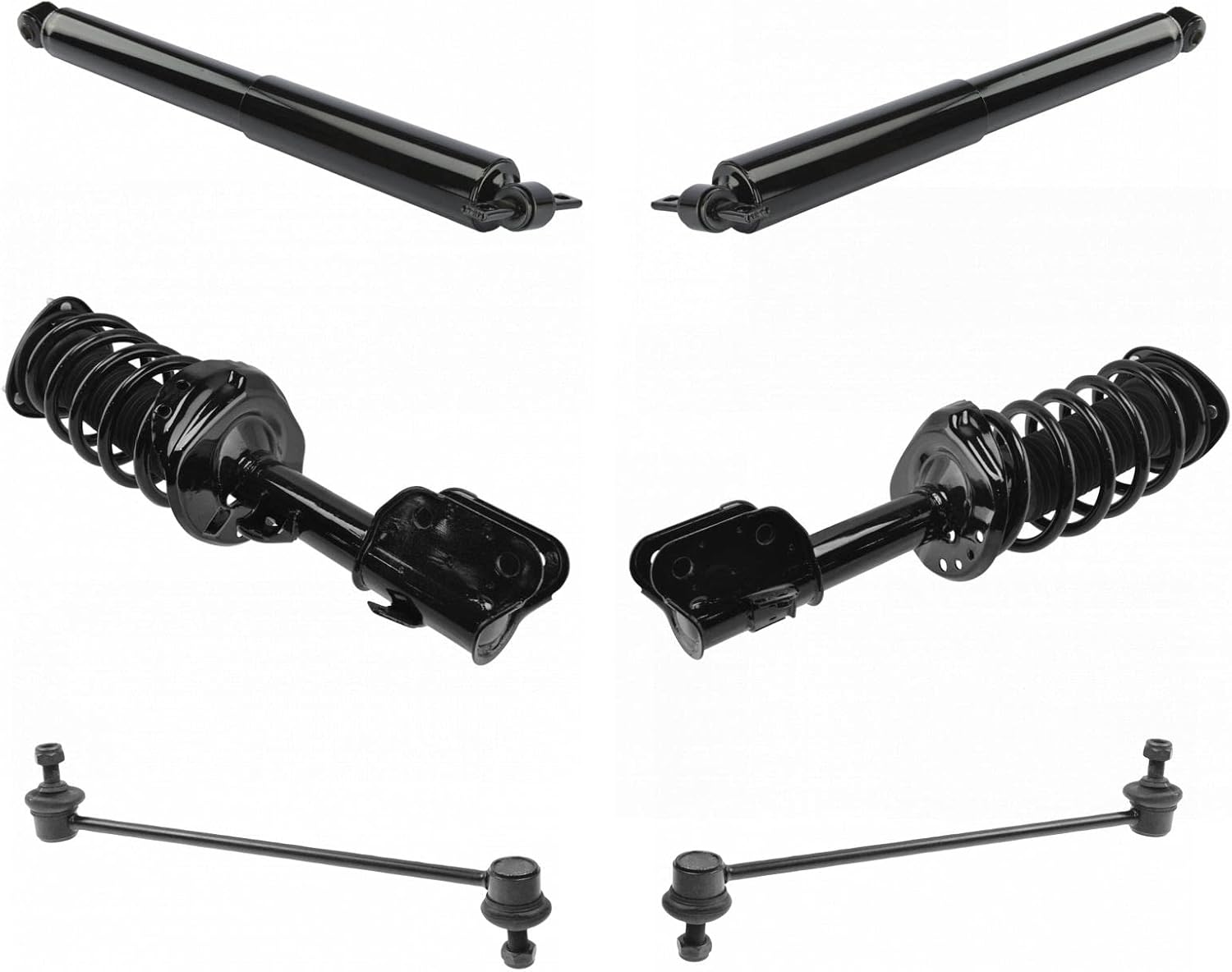 TRQ Complete Suspension Kit for 2005-2007 Honda Odyssey Vehicles