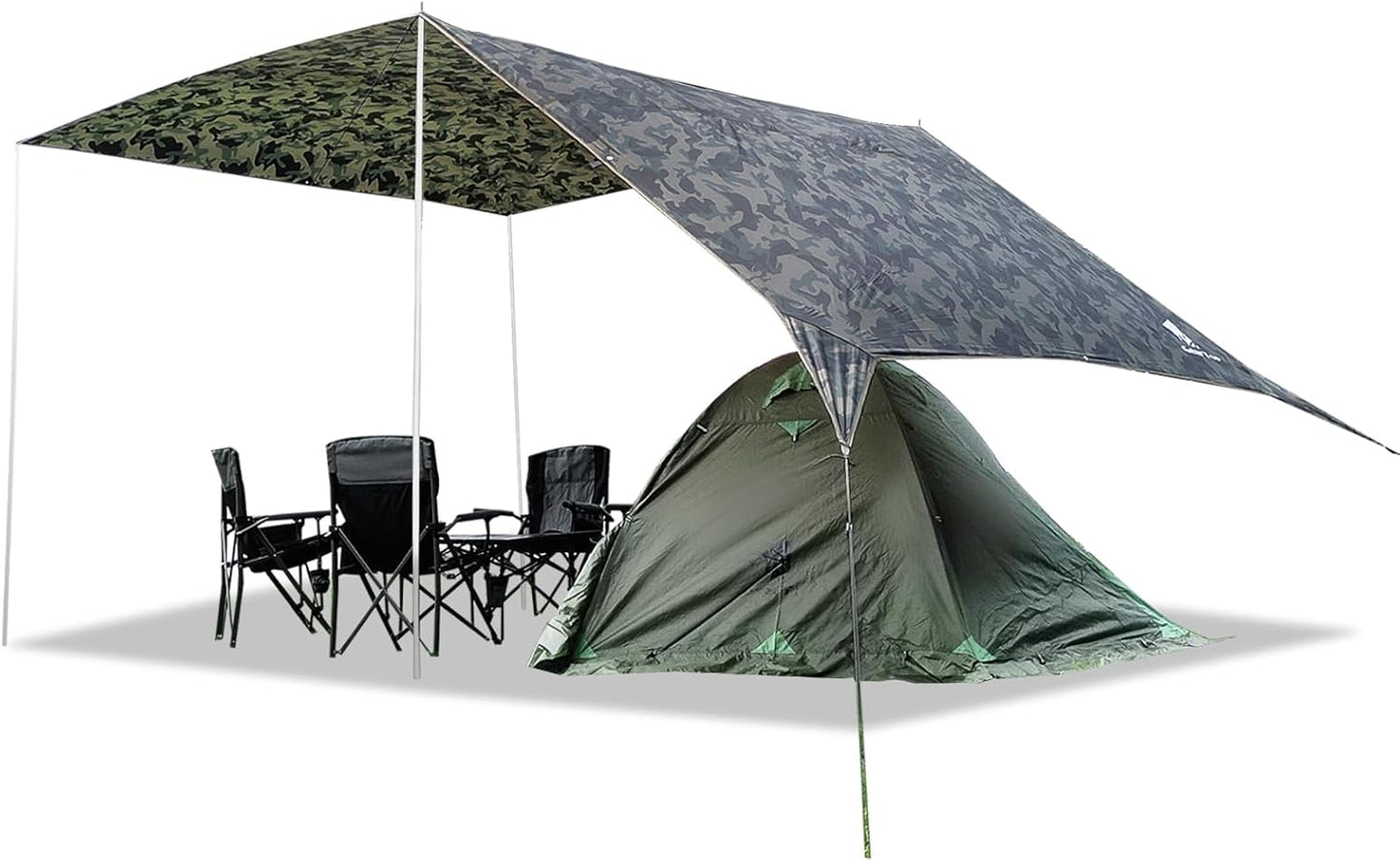 GEERTOP Large Hammock Rain Fly Shelter for Outdoor Adventures