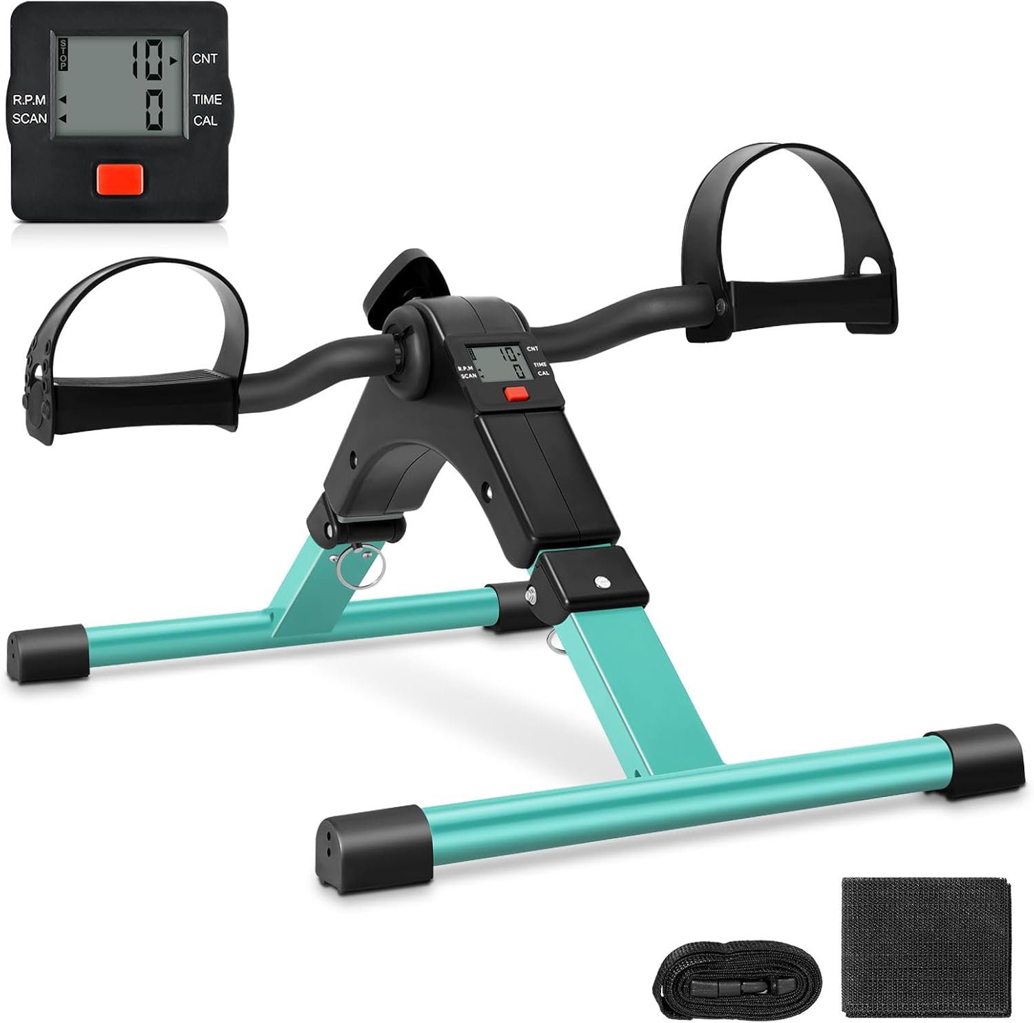 Uten Folding Pedal Exerciser for Under Desk Mini Workouts