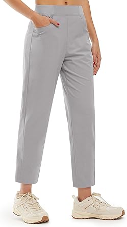 Libin Womens Golf Pants Quick Dry Lightweight Ankle Dress