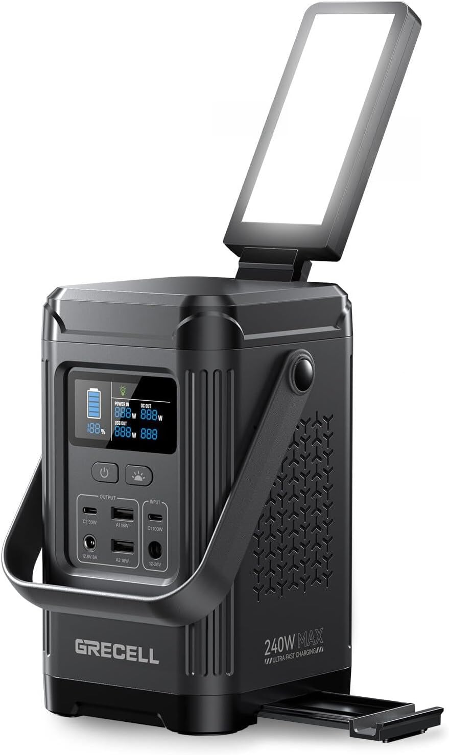 240W Portable Power Station for Camping and Travel Needs
