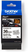 Brother TZe-FX261 Flexible ID Labelling Tape for Cables and Pipes