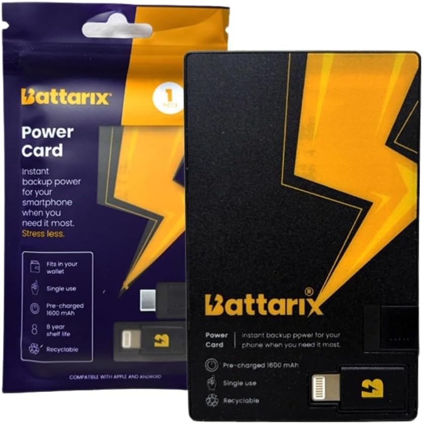 BATTARIX Power Card - Fast Charging on the Go!