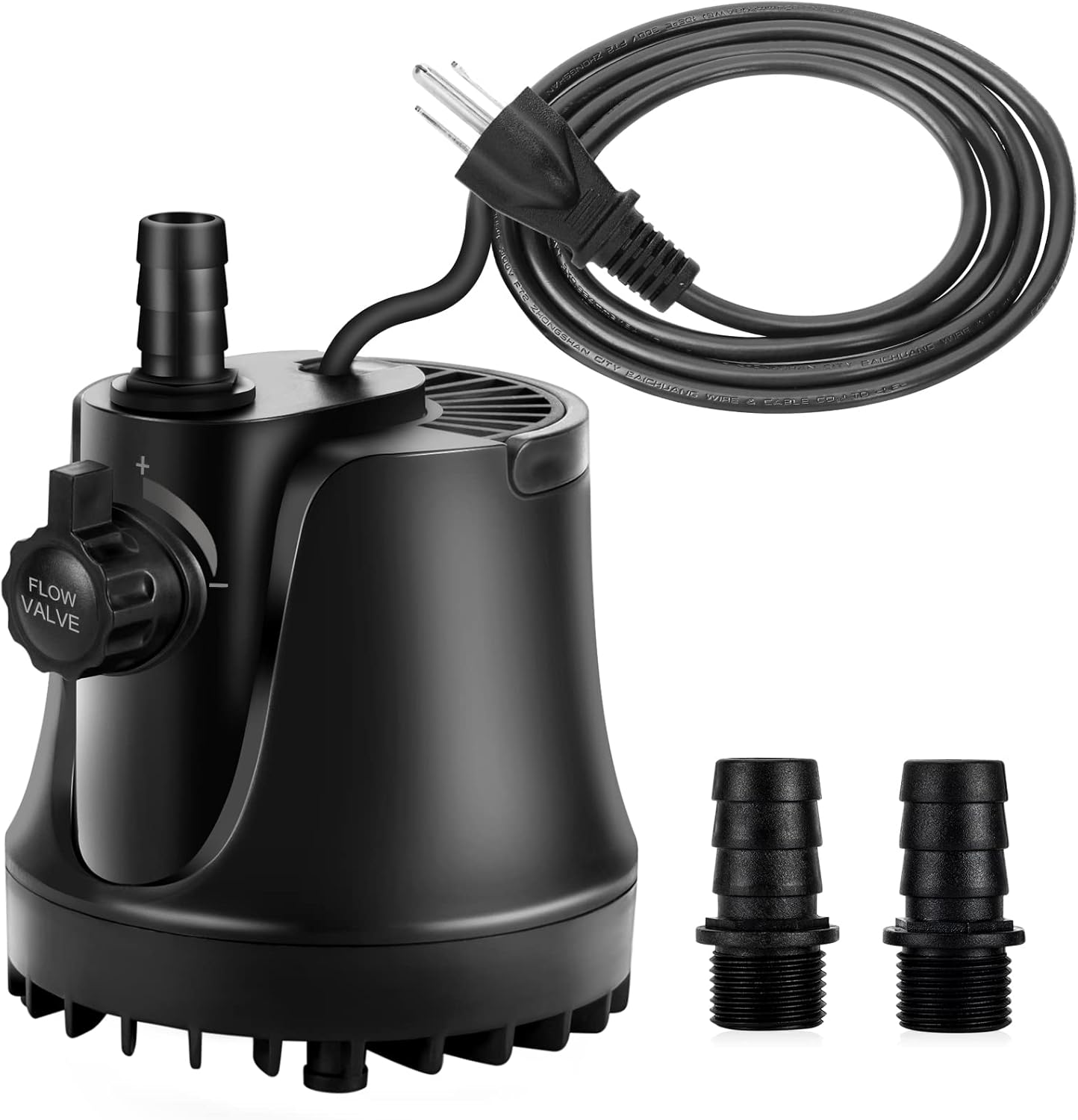 AQQA Submersible Aquarium Water Pump for Fish Tanks and Ponds