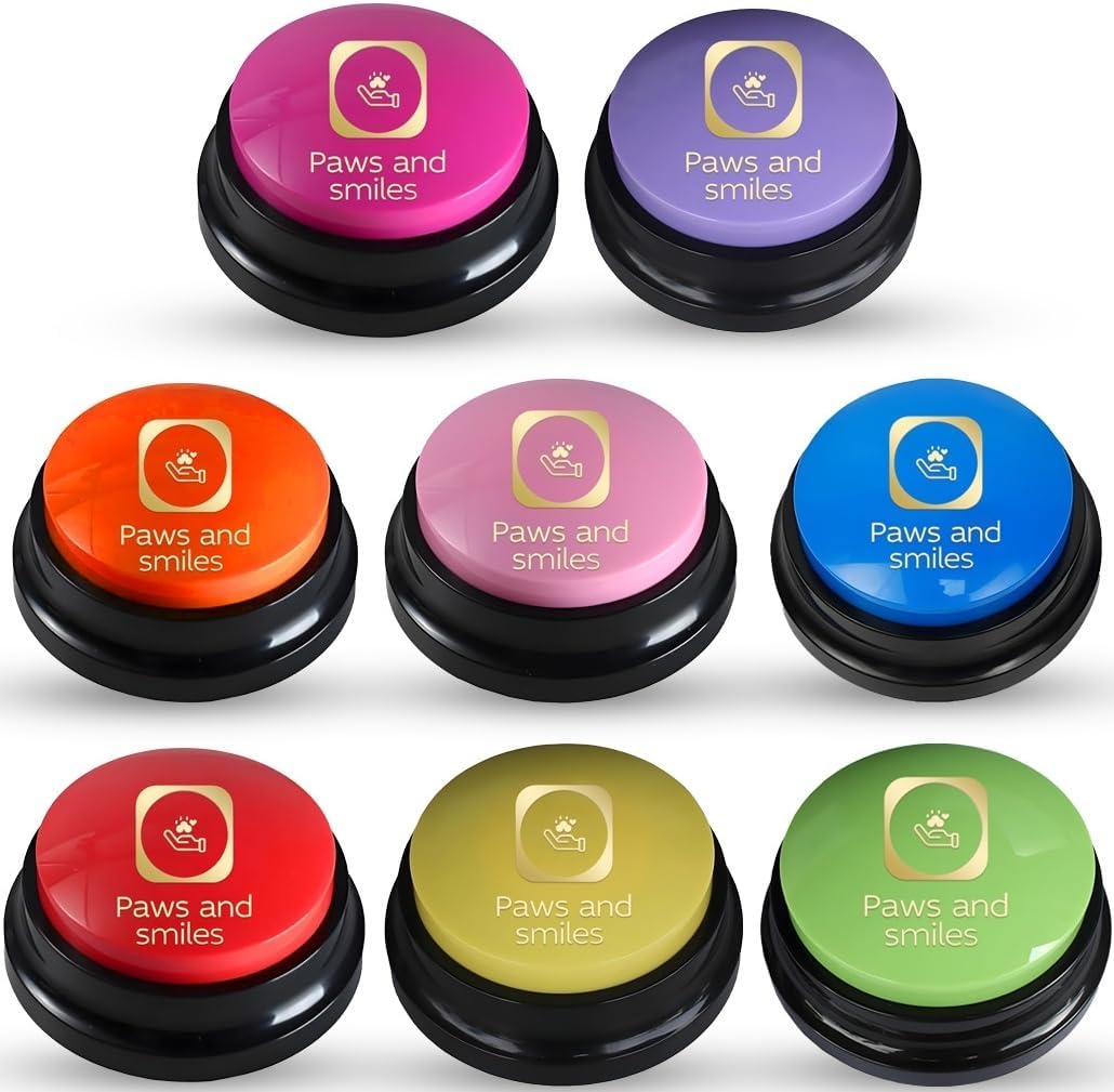 Paws and Smiles Dog Talking Buttons for Easy Pet Communication