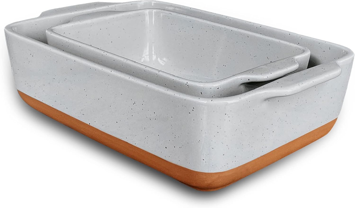 Mora Ceramic Set of 2 Baking Dishes for Casserole and More