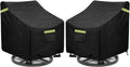 Outdoor Swivel Lounge Chair Cover 2 Pack 32W x 35D x 36H in