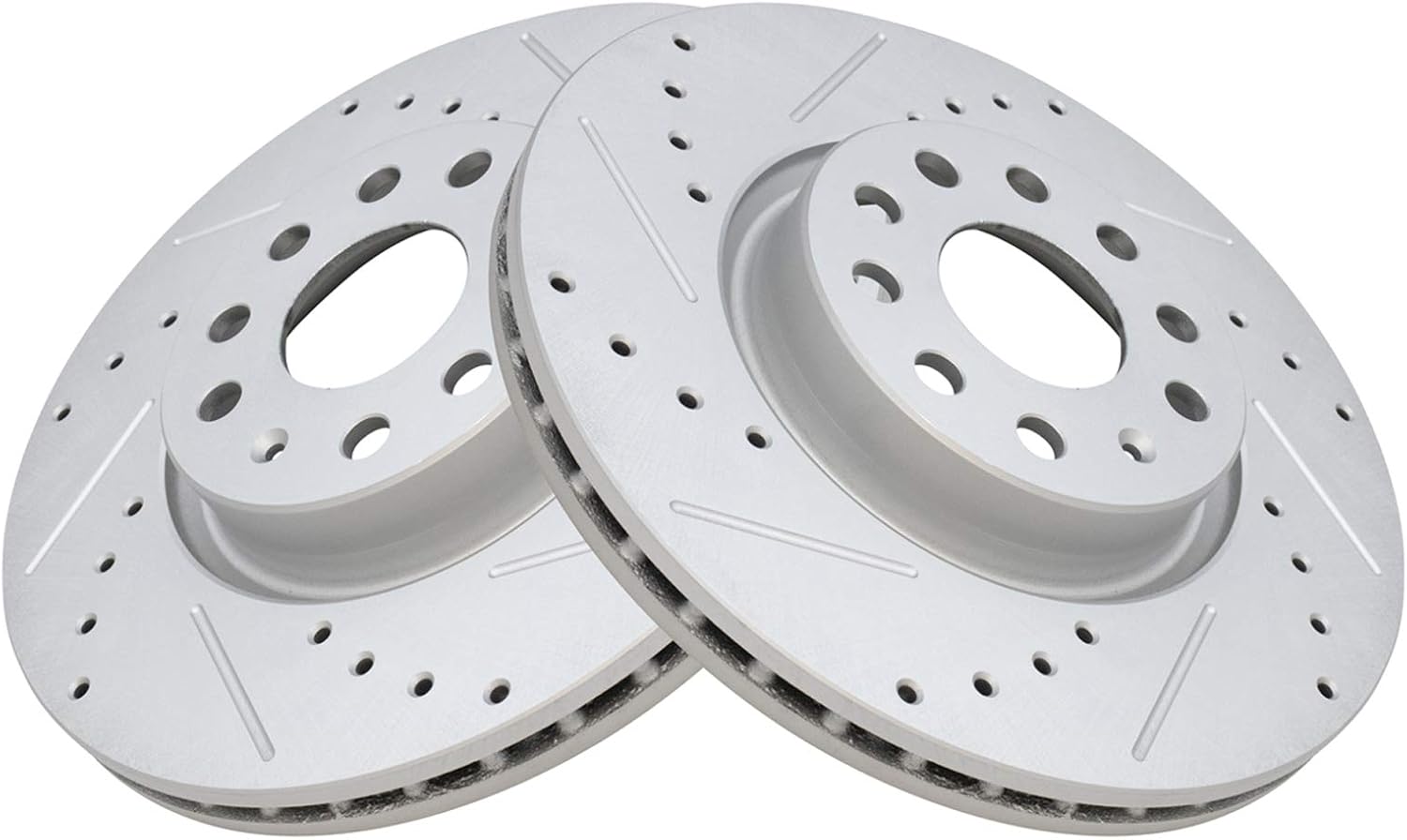 TRQ Front Performance Brake Rotor Drilled Slotted Pair Set Review
