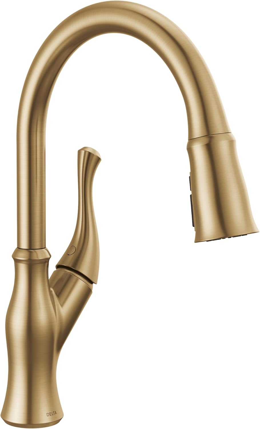 Delta Ophelia Brushed Gold Kitchen Faucet with Pull Down Sprayer