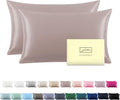 Silk Pillowcase for Hair and Skin King Set of 2 - Soft, Breathable