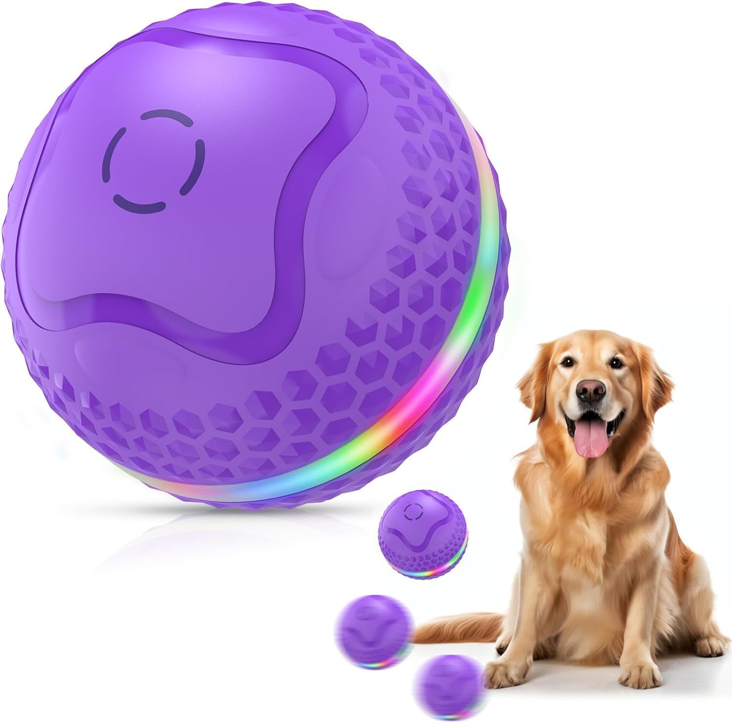 USB Rechargeable Interactive Dog Toy Ball