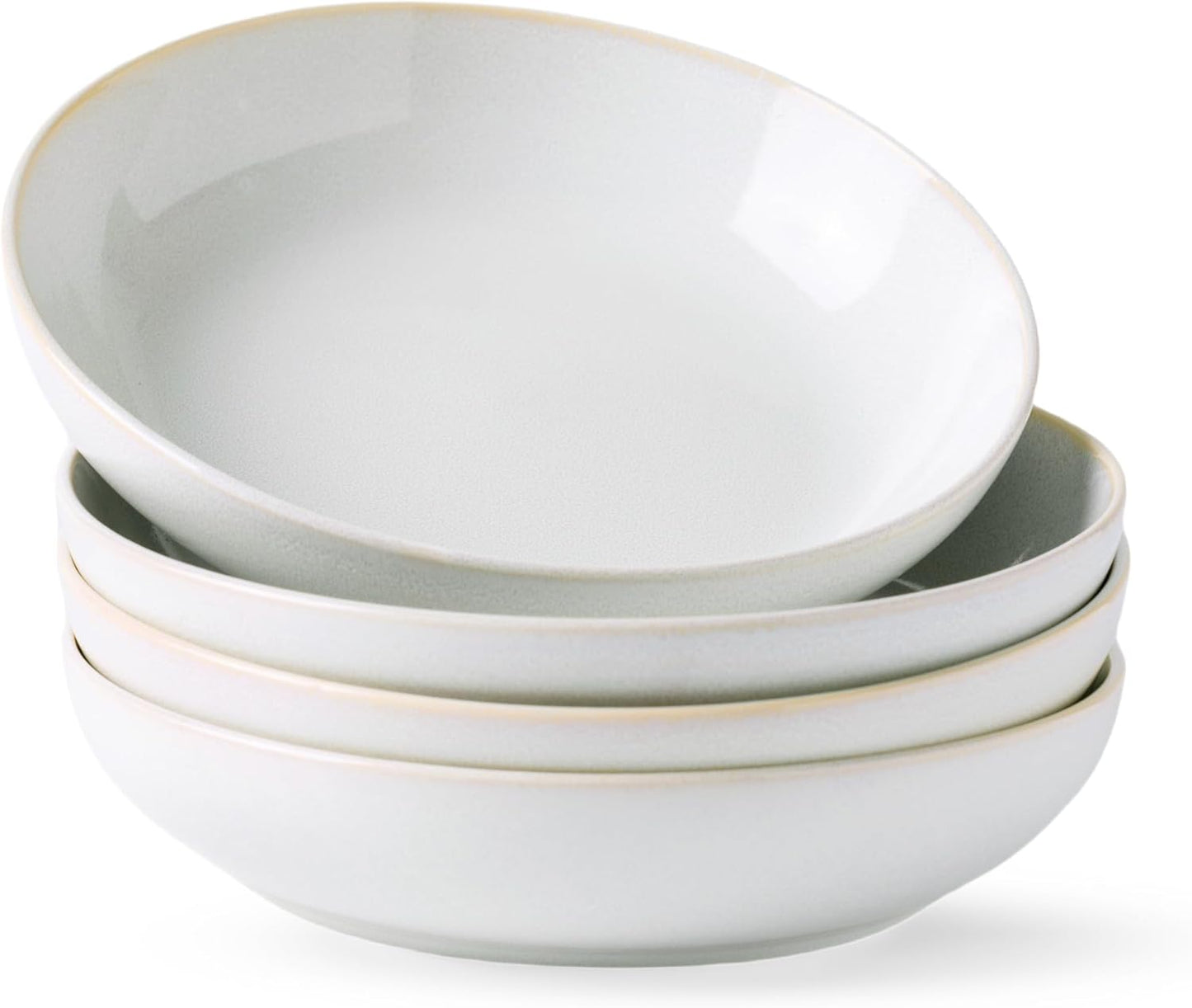 AmorArc 8.5ft' Large Pasta Bowls Set of 4 for Kitchen Use