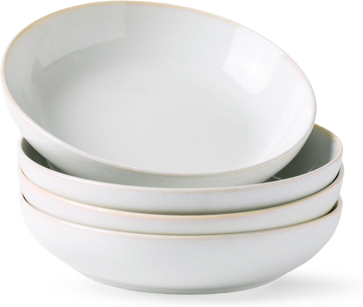 AmorArc 8.5ft' Large Pasta Bowls Set of 4 for Kitchen Use
