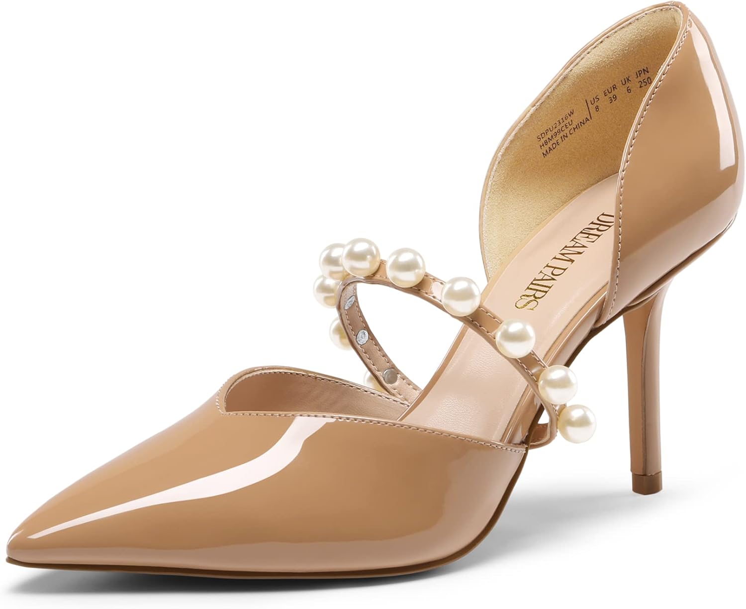 DREAM PAIRS Women's Elegant D'Orsay Dress Wedding Party Pumps