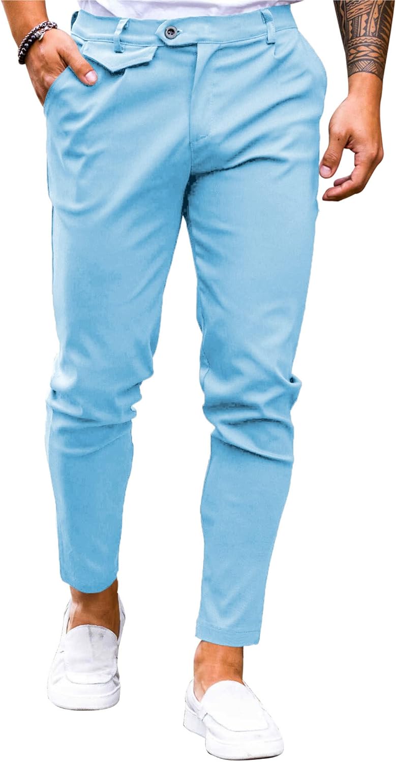 Mens Chinos Slim Fit Pants for Comfort and Style in Any Season
